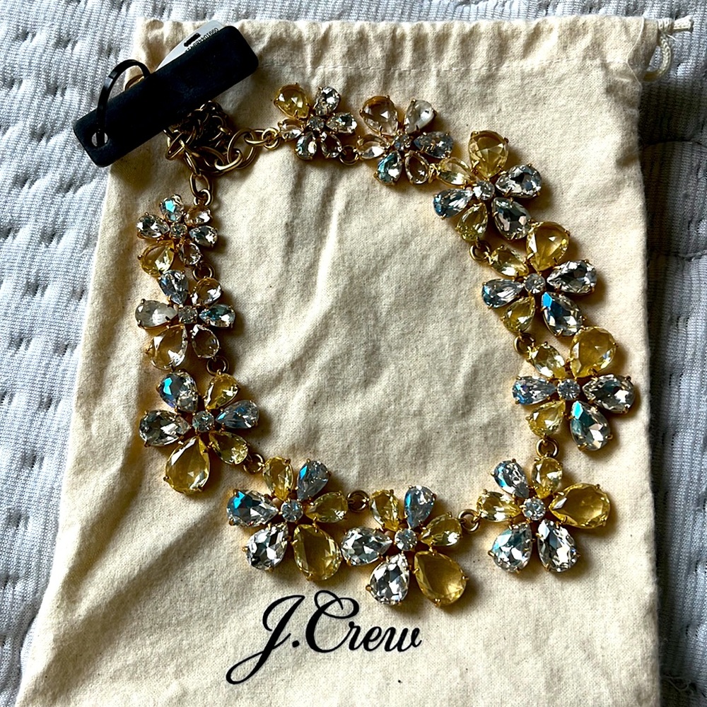 Vintage Jcrew rhinestone necklace